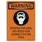 Signmission OSHA WARNING Sign, Respirator Area See, 5in X 3.5in Decal, 10PK, 3.5" W, 5" H, Portrait, PK10 OS-WS-D-35-V-13500-10PK - alternate 1